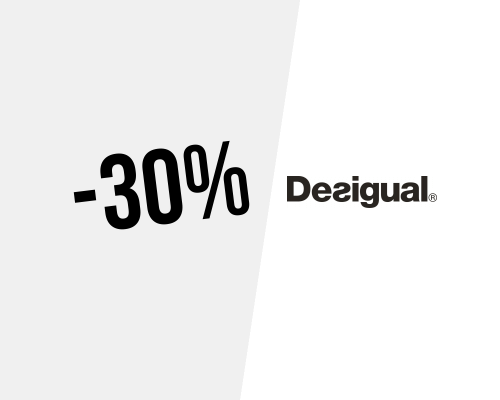 Mid Season Sale! Até 30% de desconto na Desigual