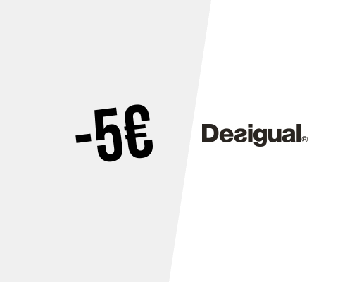 5€ de desconto na Desigual
