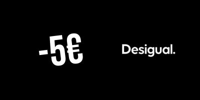 Exclusivo ! 5€ de desconto na Desigual — A oferta do momento