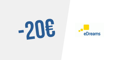 20€ de desconto ao reservar o seu voo de ida e volta na app na eDreams