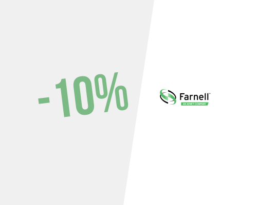 10% de desconto na Farnell