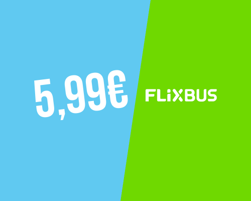 Bilhetes a partir de apenas 5,99€ na Flixbus
