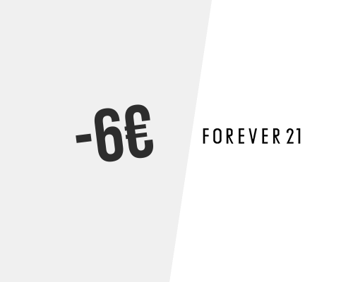 6€ de desconto na Forever 21 (Assine agora a newsletter)