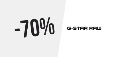Outlet ! Poupe até 70% de desconto na G-Star RAW