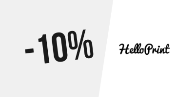 10% de desconto na Helloprint — Subscreva a newsletter