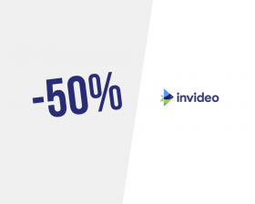 Exclusivo ! 50% de desconto em tudo na Invideo