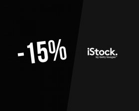 15% de desconto em subscrições anuais na iStock