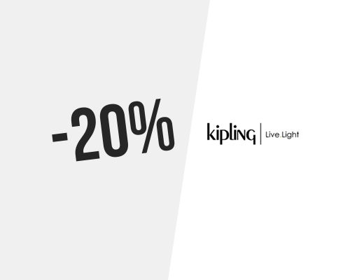 20% de desconto em todas as mochilas da Kipling — Só hoje