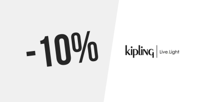 10% de desconto na Kipling — Subscreva a newsletter