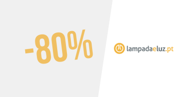 Até 80% de desconto na Lampadaeluz.pt