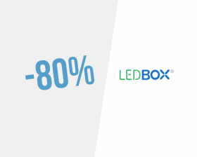 Liquidação ! Até 80% de desconto na Ledbox
