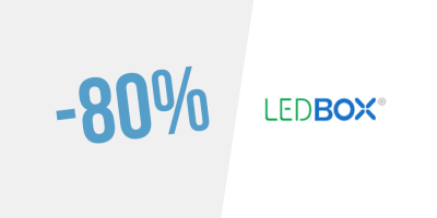 Liquidação ! Até 80% de desconto na Ledbox