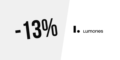 13% de desconto em quase tudo na Lumories — Subscreva a newsletter