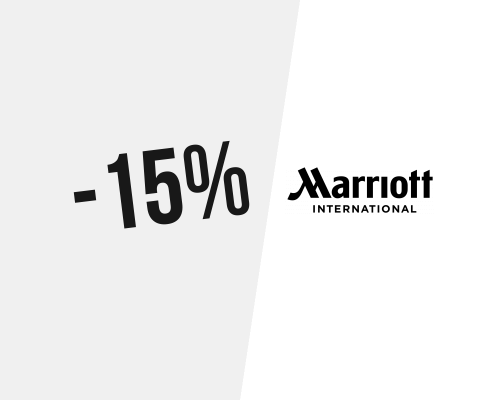 Até 15% de desconto na Marriott