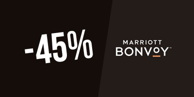 Até 45% de desconto na Marriott