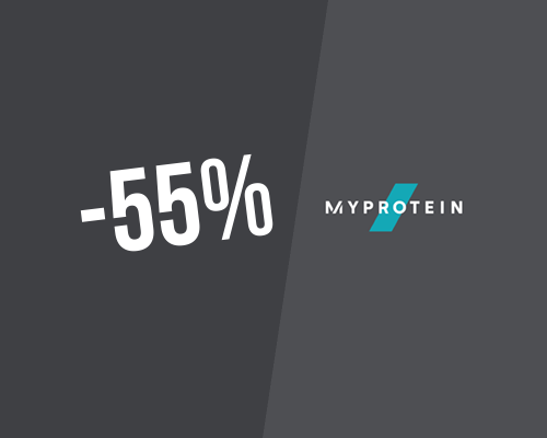 Countdown 55% primeiras 5 horas na Myprotein