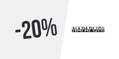 20% de desconto na Napapijri — Subscreva a newsletter