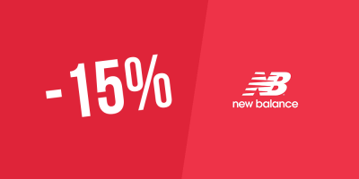 15% de desconto na New Balance — Subscreva a newsletter