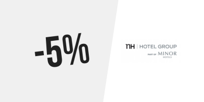 5% de desconto na NH Hotel Group (Inscreva-se em NH Rewards)