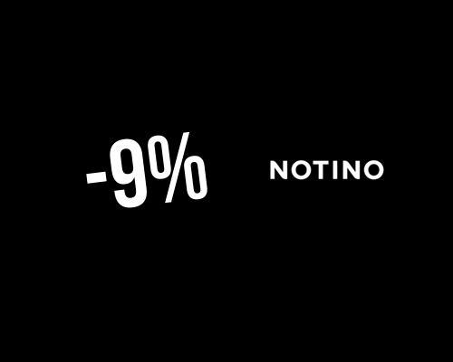 −9% em tudo na Notino! Só hoje!