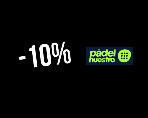 10% de desconto em Padel Packs na Padel Nuestro