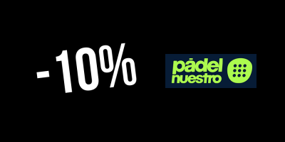 10% de desconto em Padel Packs na Padel Nuestro