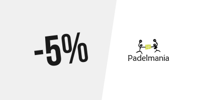 5% de desconto na Padelmania — Subscreva a newsletter