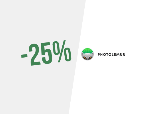 25% de desconto em Photolemur 3