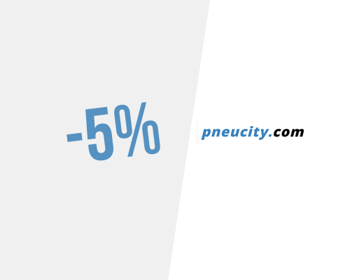 5% de desconto para todos os pneus de verão e rodas completas com pneus de verão na Pneucity.com