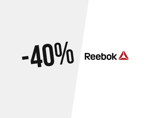 Black Friday ! 40% de desconto nos produtos Reebok selecionados