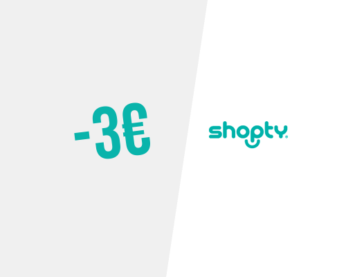 3€ de desconto na Shopty