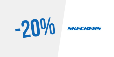20% de desconto na Skechers — Subscreva a newsletter
