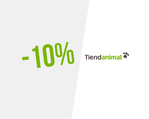10% de desconto na sua primeira compra na Tiendanimal