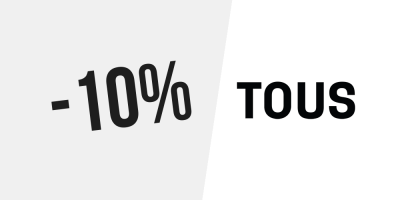 10% de desconto na Tous — Subscreva a newsletter