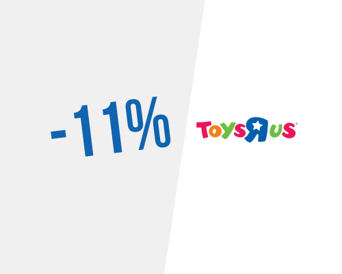 ¡Single’s Day! 11% de desconto em Toys’R’Us