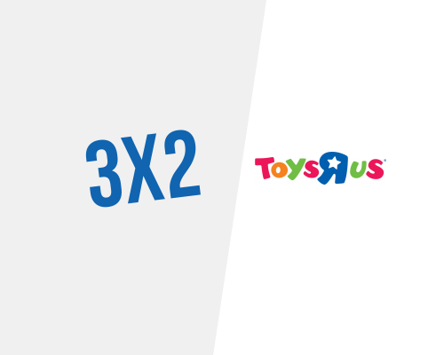 3×2 nas marcas exclusivas na Toys’R’Us