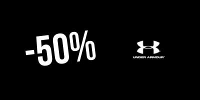 Promoções de abril ! Até 50% de desconto na Under Armour