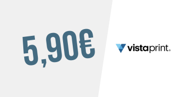 500 cartões de visita a partir de apenas 5,90 € na Vistaprint
