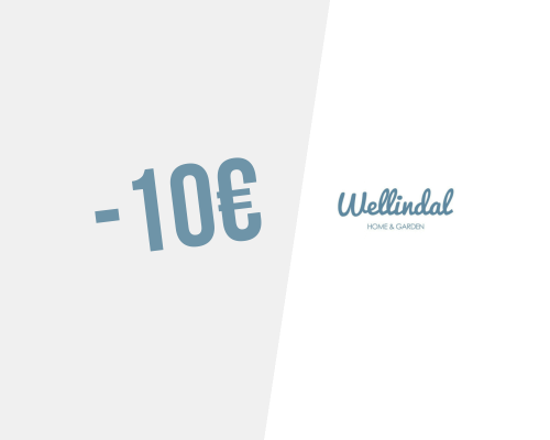 10€ de desconto na primeira compra na Wellindal